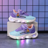Kpop Demon Hunter LED Sneakers for Kids – Cartoon Night Light Shoes for Toddlers Boys & Girls thumbnail 14