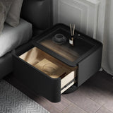Space-Saving Vintage Bedside Table – Minimalist Luxury Wooden Nightstand thumbnail 5