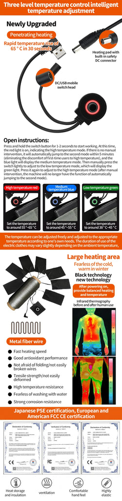 Outdoor Camping USB Heating Sleeping Mat — Stay Warm Anywhere, Anytime