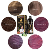 3-in-1 Instant Hair Coloring Shampoo – Natural Black & Herbal Brown, 500ml, Unisex Hair Dye thumbnail 3