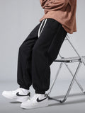 Men’s Big Size Hip Hop Jogger Sweatpants 6XL–8XL Loose Fit Cotton Blend Pants thumbnail 5