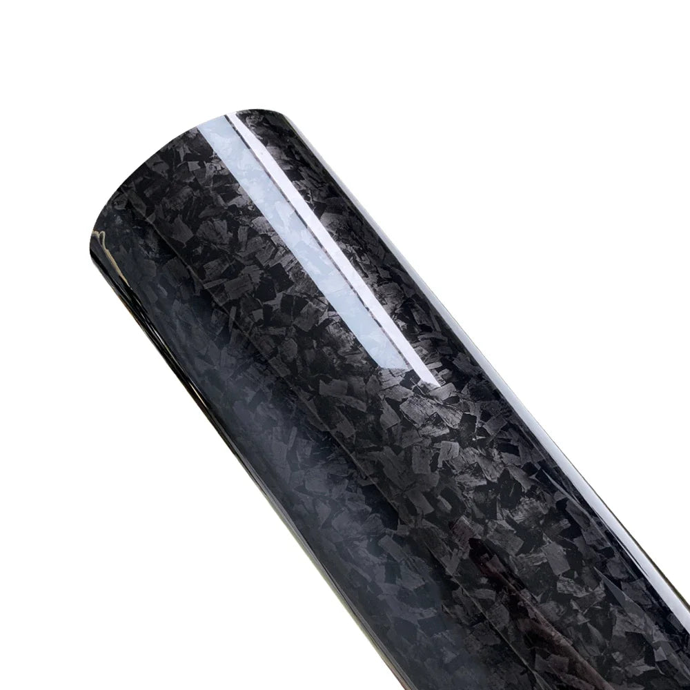 Carbon Fiber Vinyl Wrap Film Waterproof Glossy Self Adhesive Car Sticker Roll 150cm PVC Auto Body Protection Decal