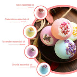 Handmade Bath Bomb Set with Essential Oils and Sea Salt – Moisturizing & Skin Peeling Bubble Ball Gift thumbnail 15