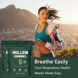 2 Bag Mullein Gummies for Lung Detox 2000mg Mullein Leaf Extract 60 Gummies per Bag Respiratory Digestive Immune Support thumbnail 5