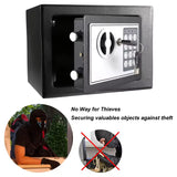 Electronic Digital Keypad Lock Safe – All Steel Security Box for Home & Office thumbnail 2