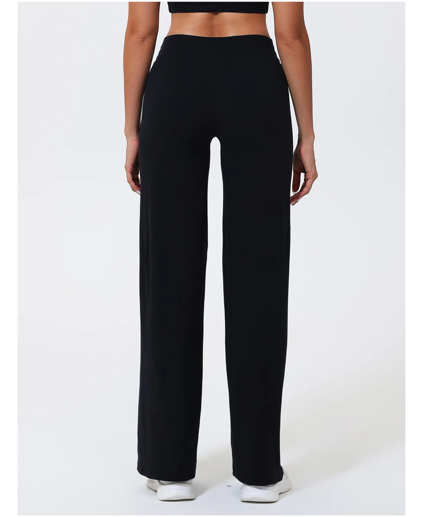 Hearuisavy Women Straight-Leg Sports Pants Yoga & Fitness Leggings