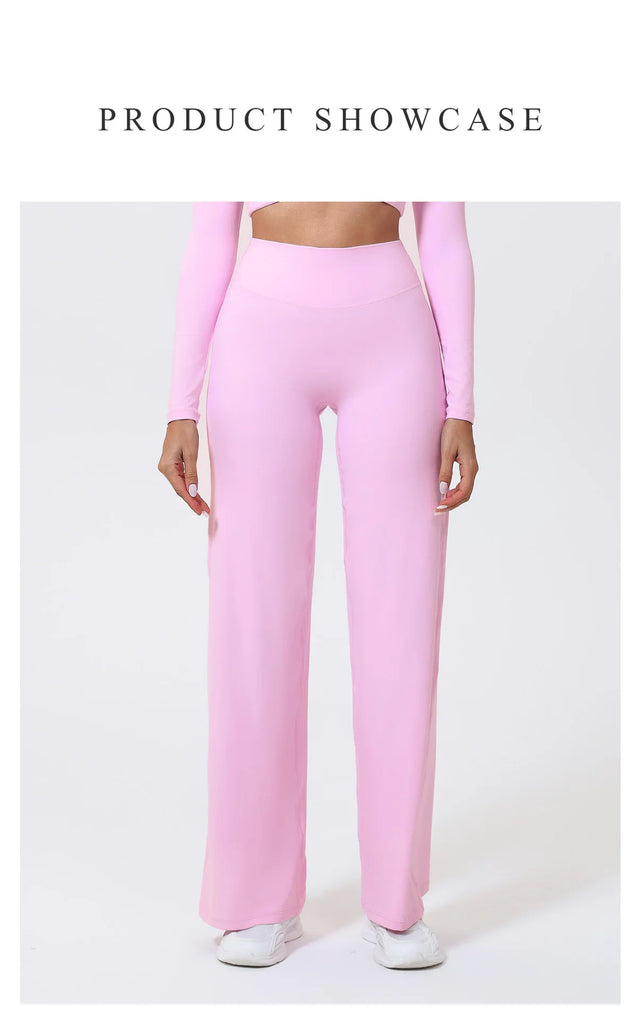 Hearuisavy Women Straight-Leg Sports Pants Yoga & Fitness Leggings