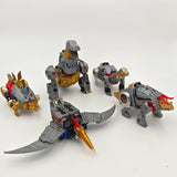 5-in-1 Dinoking Volcanicus Grimlock & Dinobots Transforming Robot Action Figures thumbnail 4