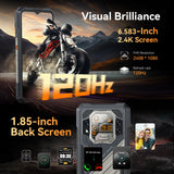CUBOT KingKong X Rugged 5G Smartphone, 32GB RAM (16GB+16GB), 256/512GB ROM, 10200mAh, 6.583" 120Hz Display, NFC, WiFi 6, 100MP Camera thumbnail 5