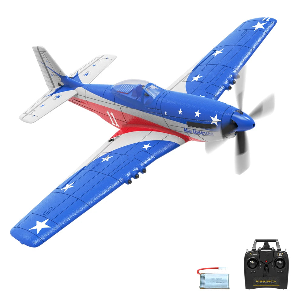 Volantex Spitfire RC Fighter Plane 400mm EPP Warbird – 4CH 2.4GHz RTF with XPilot Stabilization & One-Key Aerobatics