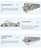 Fully Automatic Potato Chips Frying Production Line – Electric Pringles & Crisps Making Machine thumbnail 13