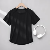 DRUR Women’s Breathable Yoga & Gym T-Shirt – Quick Dry Short Sleeve Workout Top thumbnail 14