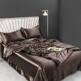 100% Pure Silk Bedding Set – Luxury Duvet Cover, Bed Sheet & Pillowcases thumbnail 35
