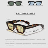 SJEFF Luxury Acetate Square Sunglasses UV400 Polarized Prescription Ready – Unisex Fashion Designer Eyewear thumbnail 8