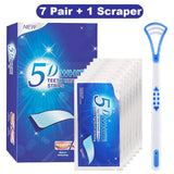 VACLAV 5D Teeth Whitening Strips Kit – 7/14/21/28 Pairs – Home Use Whitening for Coffee & Smoking Stains thumbnail 9