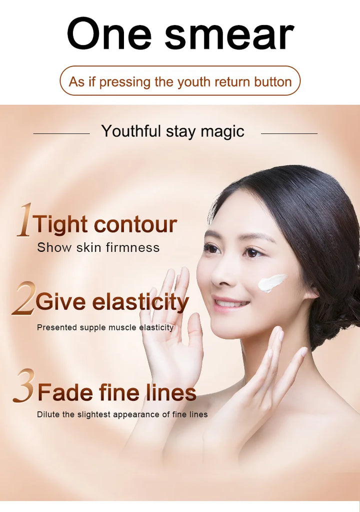 Korea Anti Aging Peptide Face Cream 50g – Hydrating Wrinkle Remover & Firming Day Night Moisturizer