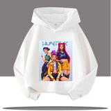 K-pop Demon Hunters Hoodie for Kids – Boys & Girls Fashion Pullover with Saja Print thumbnail 12