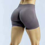 HISTELLO Women’s 4.5" Impact Fitness Biker Shorts – Low Waist Scrunch Butt Yoga & Gym Shorts thumbnail 14