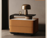 Nordic Minimalist Bedside Table with Storage Drawers – Modern Glamour Nightstand for Bedroom thumbnail 23