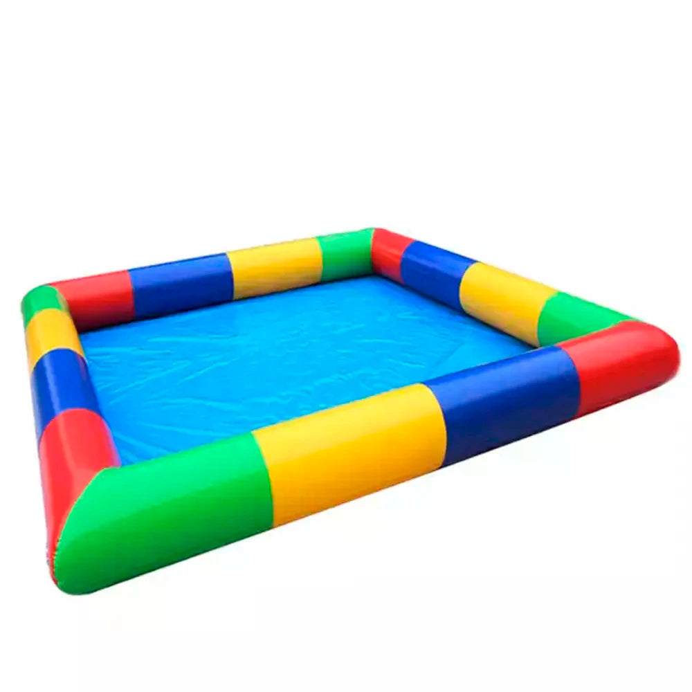 Square Inflatable Swimming Pool & Water Zorb Ball Pool – Heavy Duty PVC Outdoor Fun