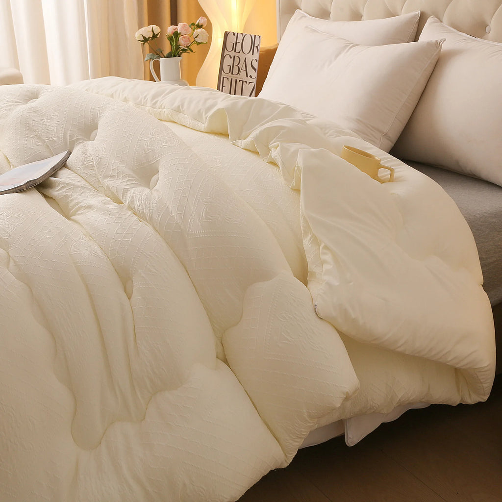 A-Class Australian Wool Quilt Thick Warm Winter Doona Four Season Quilted Quilt Core