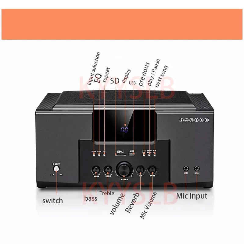 KYYSLB 5.1 Home Theater Sound System – Wireless 3D Surround Speakers for TV & Music