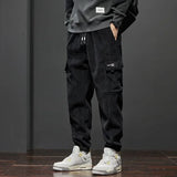 Men’s Casual Elastic Waist Jogger Pants – Spring & Autumn Stretch Straight Fit with Drawstring and Pockets thumbnail 21
