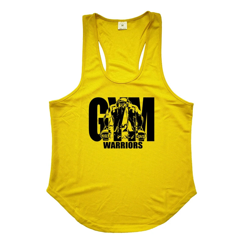 Men’s Mesh Fitness Stringer Tank Top – Sleeveless Gym & Workout Vest