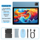 BAKEN 10-Inch Android 15 Tablet PC – 12GB RAM (3+9GB) + 64GB Storage, WiFi 6, Quad-Core Processor, Dual Camera, 6000mAh Battery thumbnail 16