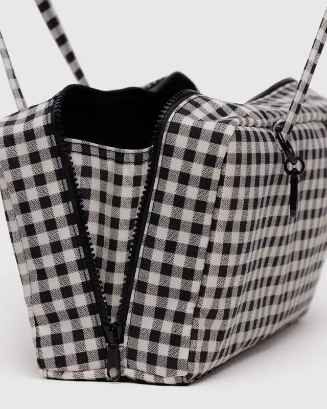 Large Capacity Square Shoulder Bag – Casual Canvas Bowler Handbag for Everyday Use