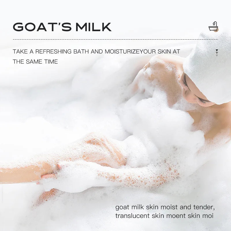 Goat Milk Body Wash for Sensitive Skin – Moisturizing, PH-Balancing Cleanser with Herb Complex, 250ml