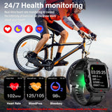 LAXASFIT Q11 Men’s Smart Watch with LED Flashlight, Fitness & Health Monitoring thumbnail 4
