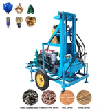 Well Drilling Rig Machine 22HP 25HP Petrol Diesel Mini Rotary Water Well Drilling Rig 100M–300M Borehole Drill with Crawler Option thumbnail 4