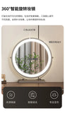 Luxury Modern Bedroom Dressing Table with Mirror, Makeup Stool, and Storage Drawers thumbnail 16