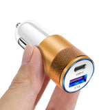 Mini 70W PD QC 3.0 Fast Charging Car Charger USB Type-C Dual Port Adapter thumbnail 12