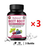 Organic Beetroot Capsules with Black Pepper Extract – Nitric Oxide Support, Blood Circulation & Energy Boost – 30/60/120 Capsules thumbnail 13