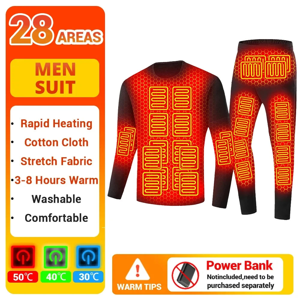 Self-Heating Thermal Jacket & Pants Set – USB Electric Heated Clothing for Men & Women | IRONRIDE