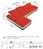 MINGDIBAO Italian Genuine Leather L-Shaped Sofa Set with Adjustable Headrests, Bluetooth Speaker & Wireless Charging thumbnail 36