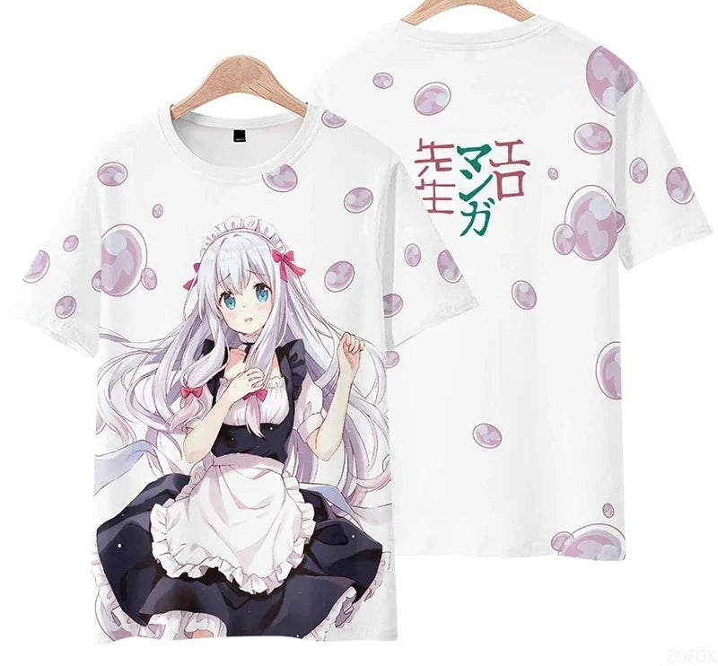 Anime 3D Graphic T-Shirt Unisex Short Sleeve Streetwear Tee for Kids & Adults