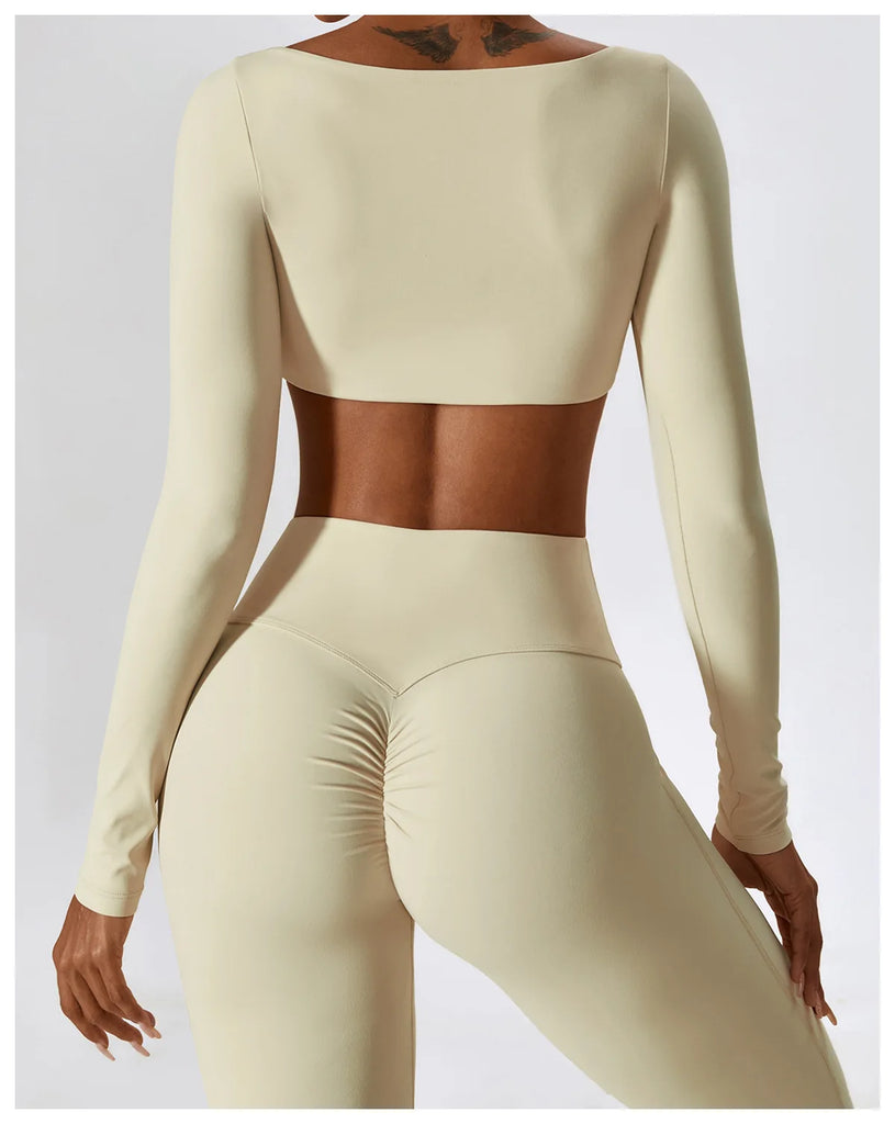 Seamless 2-Piece Women’s Yoga Set – Fitness Leggings & Sports Bra Workout Suit
