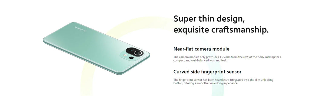 Global Firmware Xiaomi Mi 11 Lite 5G Smartphone – AMOLED, Snapdragon 780G, 64MP Triple Camera, 6.55" Full Screen, 90Hz – Used