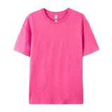 100% Cotton Women’s Loose Fit O-Neck T-Shirt – Casual Short Sleeve Summer Top thumbnail 37