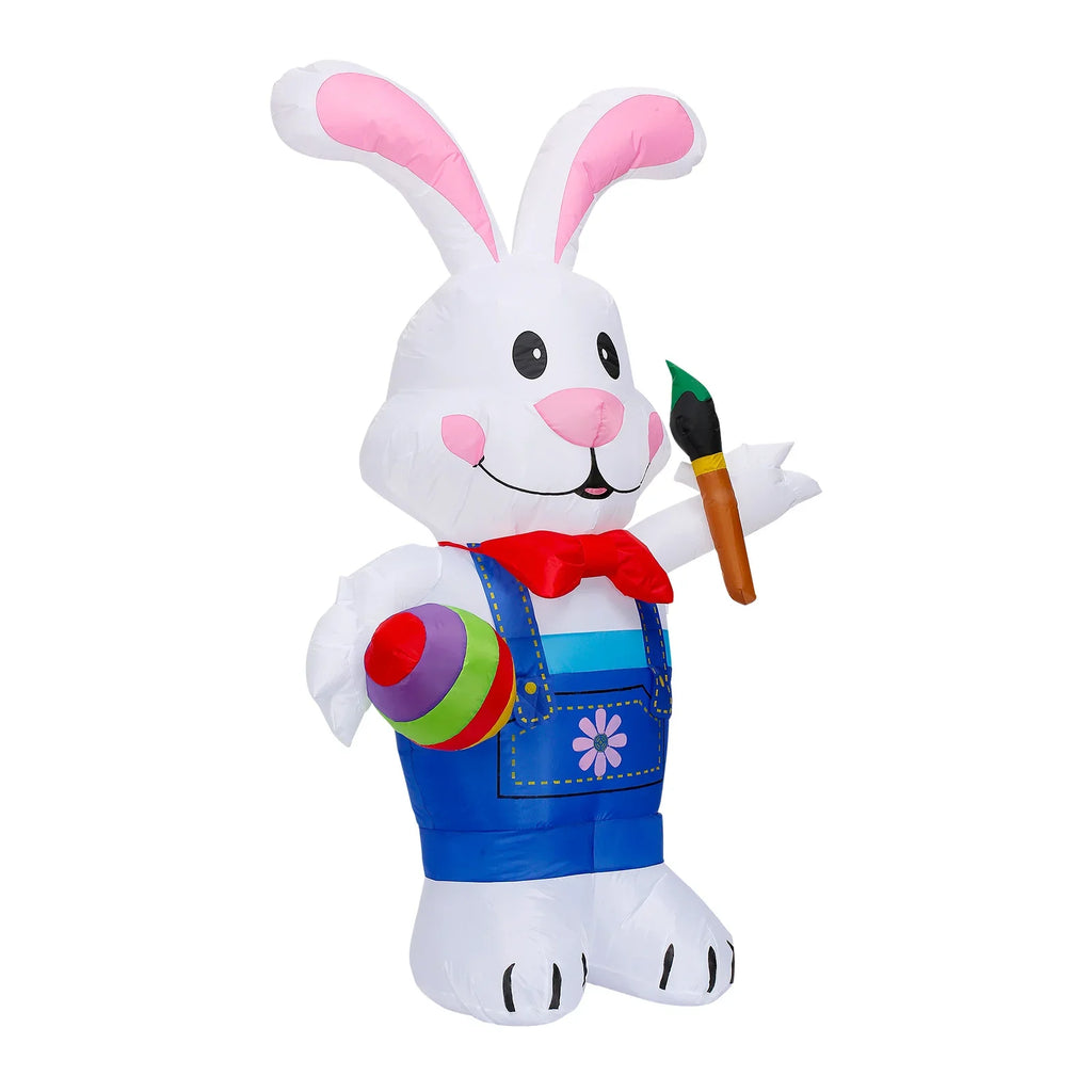6ft LED Inflatable Easter Bunny with Eggs – Luminous Garden Decoration