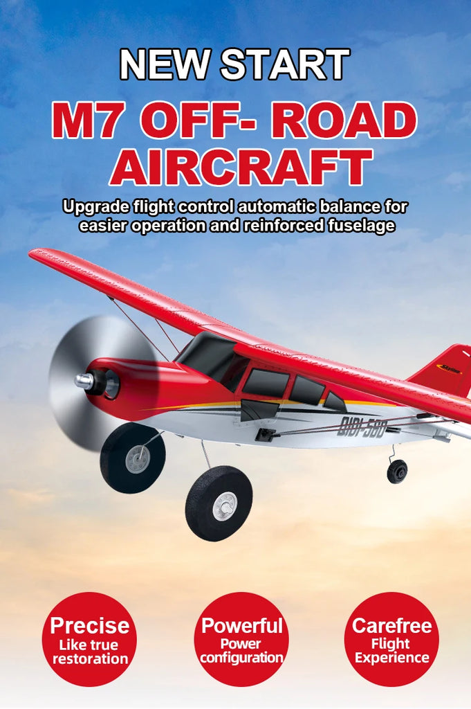 Qidi560 Moore M7 Off-Road RC Plane 4CH Brushless Remote Control Fixed Wing Aircraft – EPP Foam Model