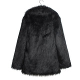 Men’s Faux Fox Fur Jacket Coat – Thick Shaggy Winter Outerwear thumbnail 25
