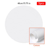 5pcs White Blank Square Artist Canvas Wooden Frame Cotton Boards for Oil, Acrylic & Watercolor Painting thumbnail 19
