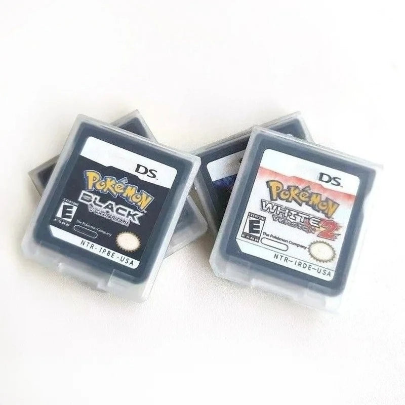 Pokemon Black & White 1+2 Combined Card for DS/NDS/3DS with Box Cassette