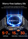 Military-Grade GPS Smartwatch for Men – 2.01” AMOLED, Bluetooth Calling, 3ATM Waterproof, 100+ Sports, 540mAh Battery thumbnail 32