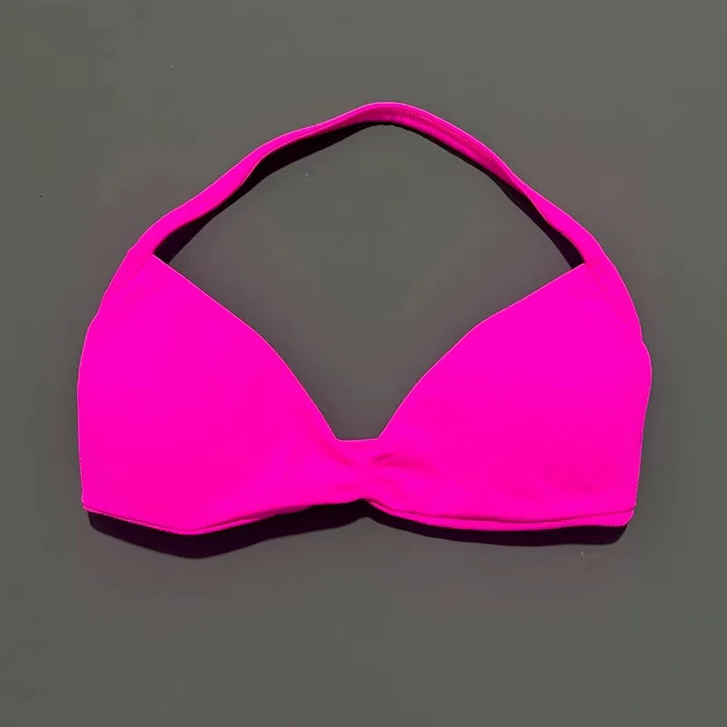 Strappy Backless Sports Bra for Women – Push-Up Yoga & Gym Top with Removable Cups
