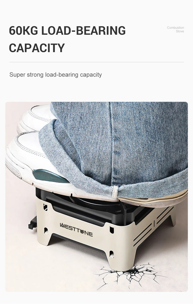 WESTTUNE Outdoor Gas Stove – Portable Camping & Emergency Cooking Burner with Electronic Ignition